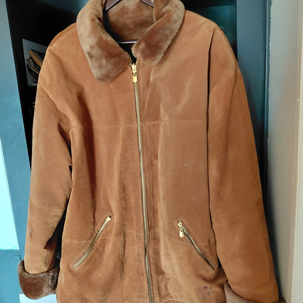 Brown Suede Women's Jacket